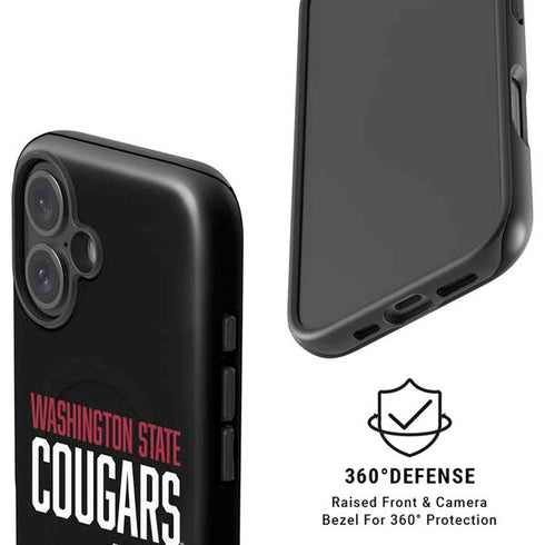 Washington State University Cougars iPhone 16 Magsafe Impact Case