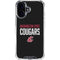 Washington State University Cougars iPhone 16 Plus Clear Case