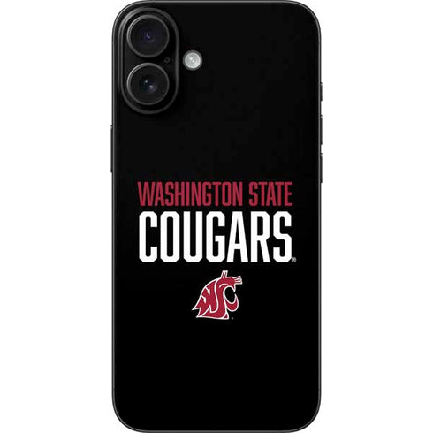 Washington State University Cougars iPhone 16 Plus Skin