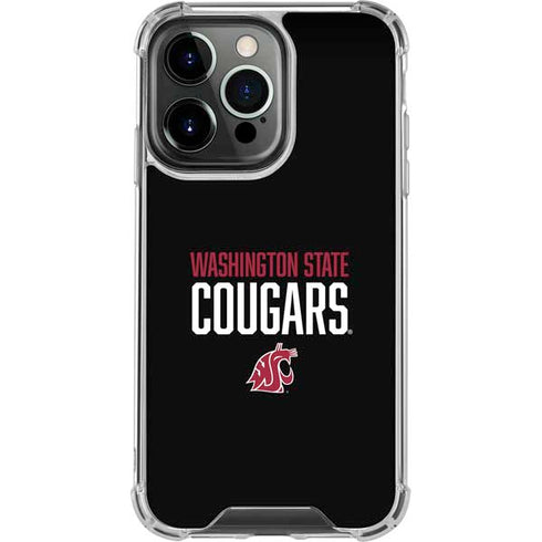Washington State University Cougars iPhone 16 Pro Clear Case