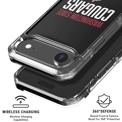Washington State University Cougars iPhone 17 Air Clear Case