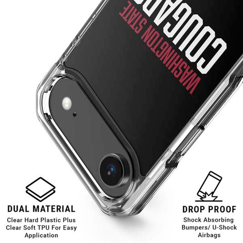 Washington State University Cougars iPhone 17 Air Clear Case
