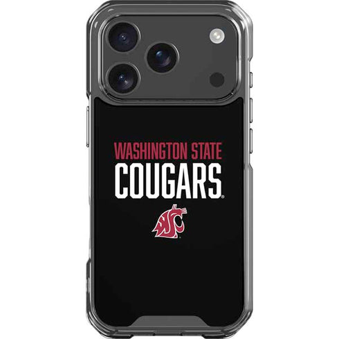Washington State University Cougars iPhone 17 Pro Clear Case