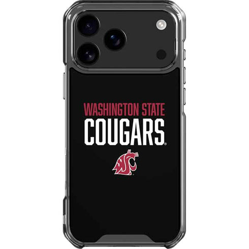 Washington State University Cougars iPhone 17 Pro Max Clear Case