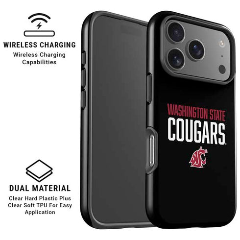 Washington State University Cougars iPhone 17 Pro Max Magsafe Impact Case
