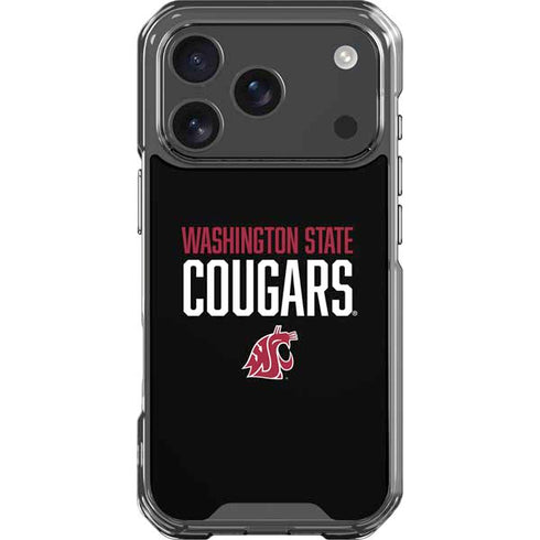 Washington State University Cougars iPhone 18 Pro Clear Case
