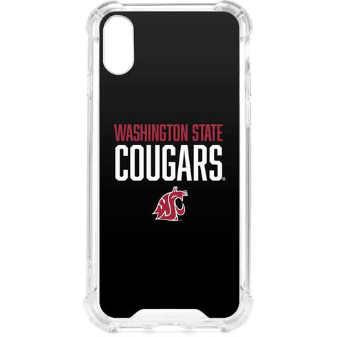 Washington State University Cougars iPhone XS Clear Case