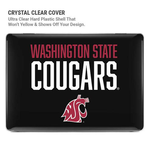 Washington State University Cougars MacBook Pro 16in (2019-20) Case plus Skin