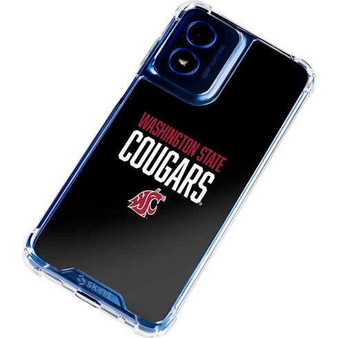 Washington State University Cougars Moto G 5G (2024) Clear Case
