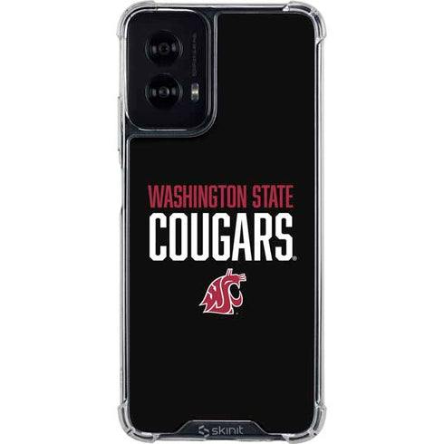 Washington State University Cougars Moto G Power 5G (2024) Clear Case