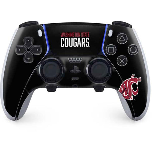 Washington State University Cougars PS5 DualSense Edge Pro Controller Skin