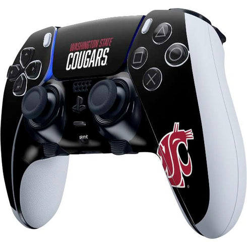 Washington State University Cougars PS5 DualSense Edge Pro Controller Skin