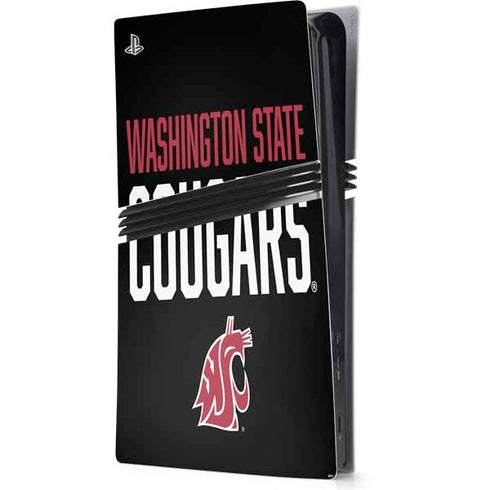 Washington State University Cougars PS5 Pro Console Skin