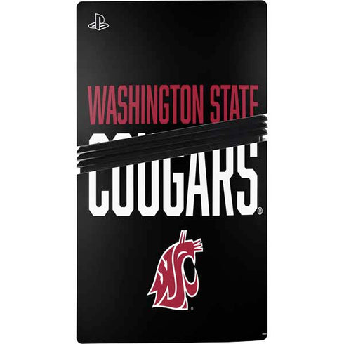 Washington State University Cougars PS5 Pro Disk Bundle Skin