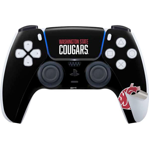 Washington State University Cougars PS5 Pro Disk Bundle Skin
