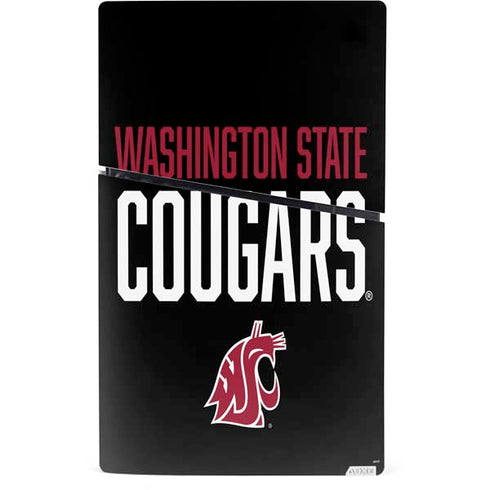 Washington State University Cougars PS5 Slim Digital Edition Console Skin