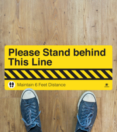 COVID-19 Floor Decals Mobile