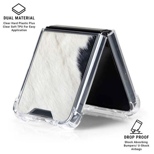Cow Galaxy Z Flip6 Clear Case