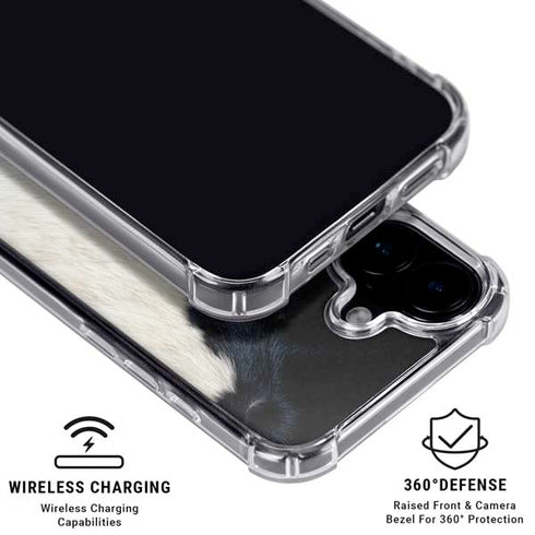 Cow iPhone 16 Clear Case