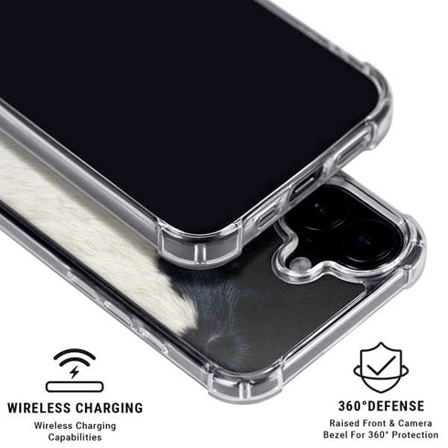 Cow iPhone 16 Plus Clear Case