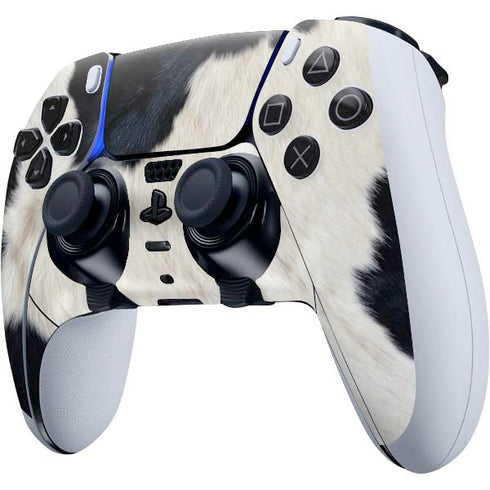 Cow Animal Print PS5 DualSense Edge Pro Controller Skin