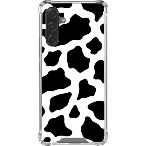 Cow Print Galaxy A17 Clear Case