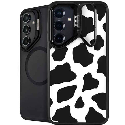 Cow Print Galaxy S25 Kickstand Case