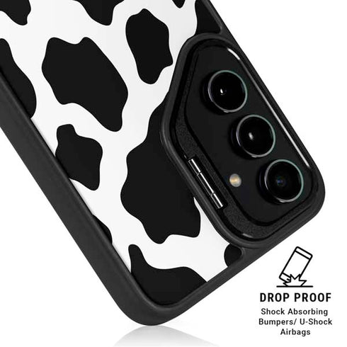 Cow Print Galaxy S25 Kickstand Case