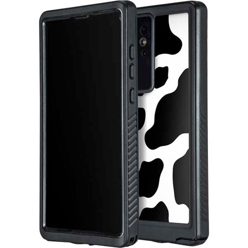 Cow Print Galaxy S24 Ultra Waterproof Case
