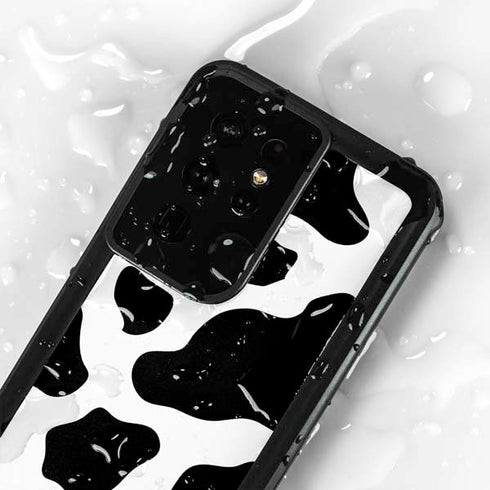 Cow Print Galaxy S24 Ultra Waterproof Case