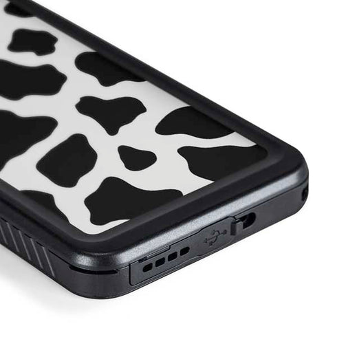 Cow Print Galaxy S24 Waterproof Case