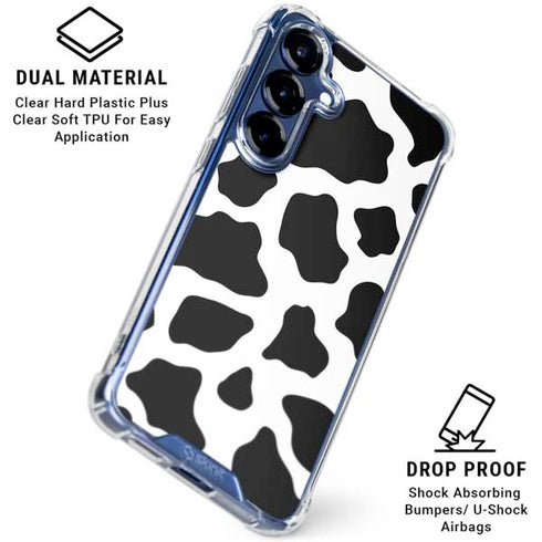 Cow Print Galaxy S25 FE Clear Case