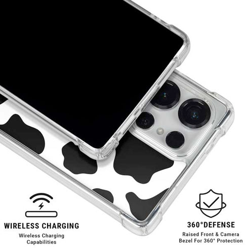 Cow Print Galaxy S25 Ultra Clear Case