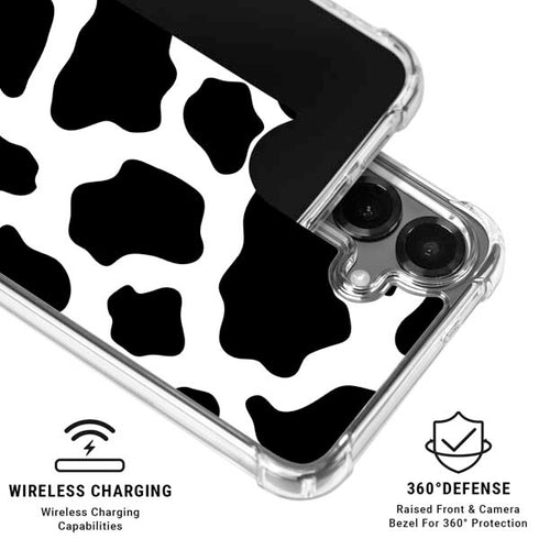 Cow Print Galaxy S26 Clear Case