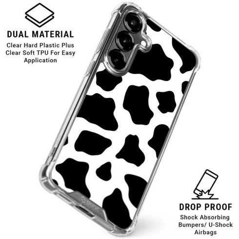 Cow Print Galaxy S26 Clear Case