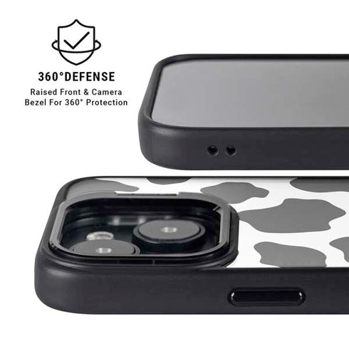 Cow Print iPhone 14 Kickstand Case