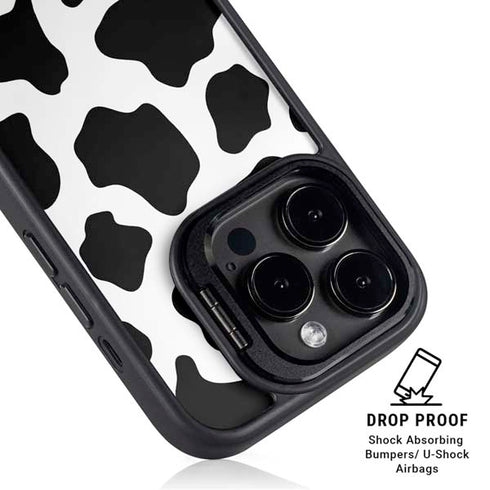 Cow Print iPhone 14 Pro Max Kickstand Case