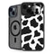 Cow Print iPhone 15 Kickstand Case