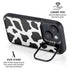 Cow Print iPhone 15 Kickstand Case