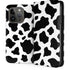Cow Print iPhone 15 Pro Folio Case