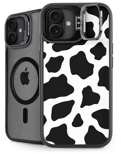 Cow Print iPhone 16 Kickstand Case
