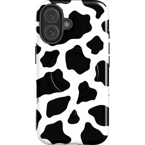 Cow Print iPhone 16 Magsafe Impact Case