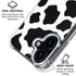 Cow Print iPhone 16 Plus Clear Case