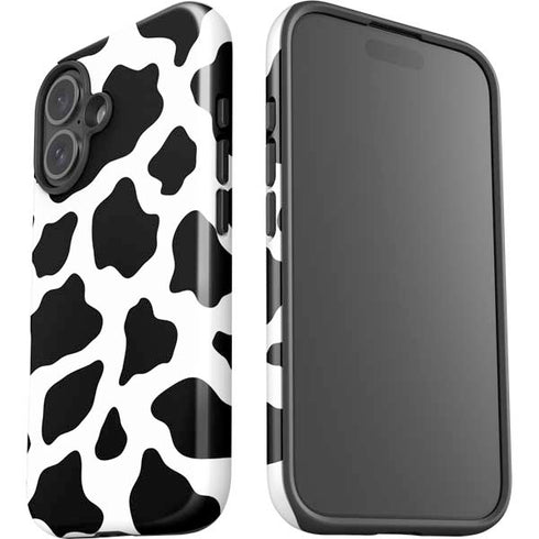 Cow Print iPhone 16 Plus Impact Case