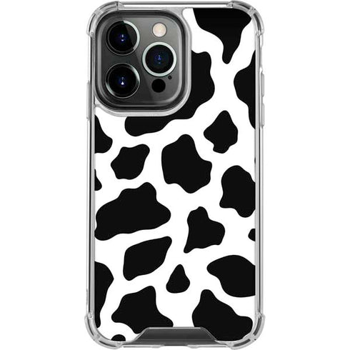 Cow Print iPhone 16 Pro Clear Case