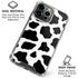 Cow Print iPhone 16 Pro Clear Case