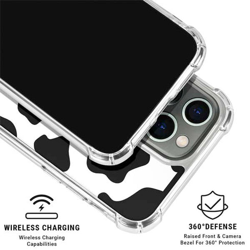 Cow Print iPhone 16 Pro Max Clear Case