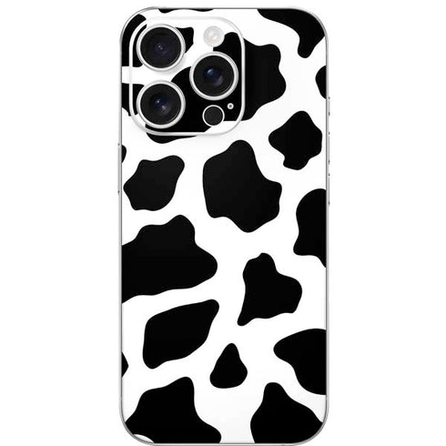 Cow Print iPhone 16 Pro Skin