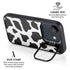 Cow Print iPhone 16e Kickstand Case