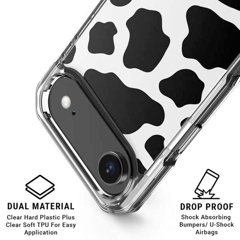 Cow Print iPhone 17 Air Clear Case